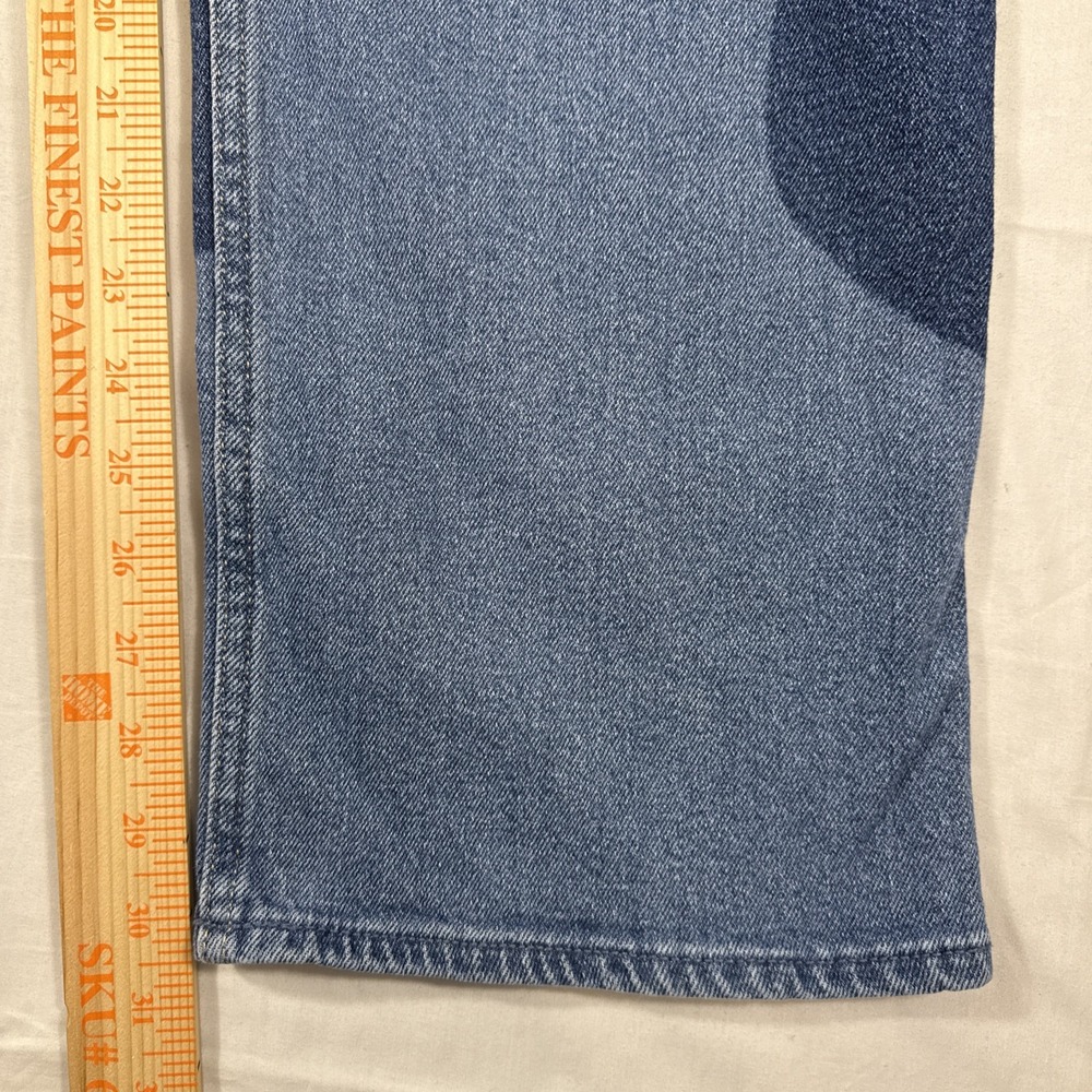 JEANS WIDE LEG WOMEN 13R 31X31 Y2K Hollister Super Baggy 2 TONE Jeans - Picture 5 of 9